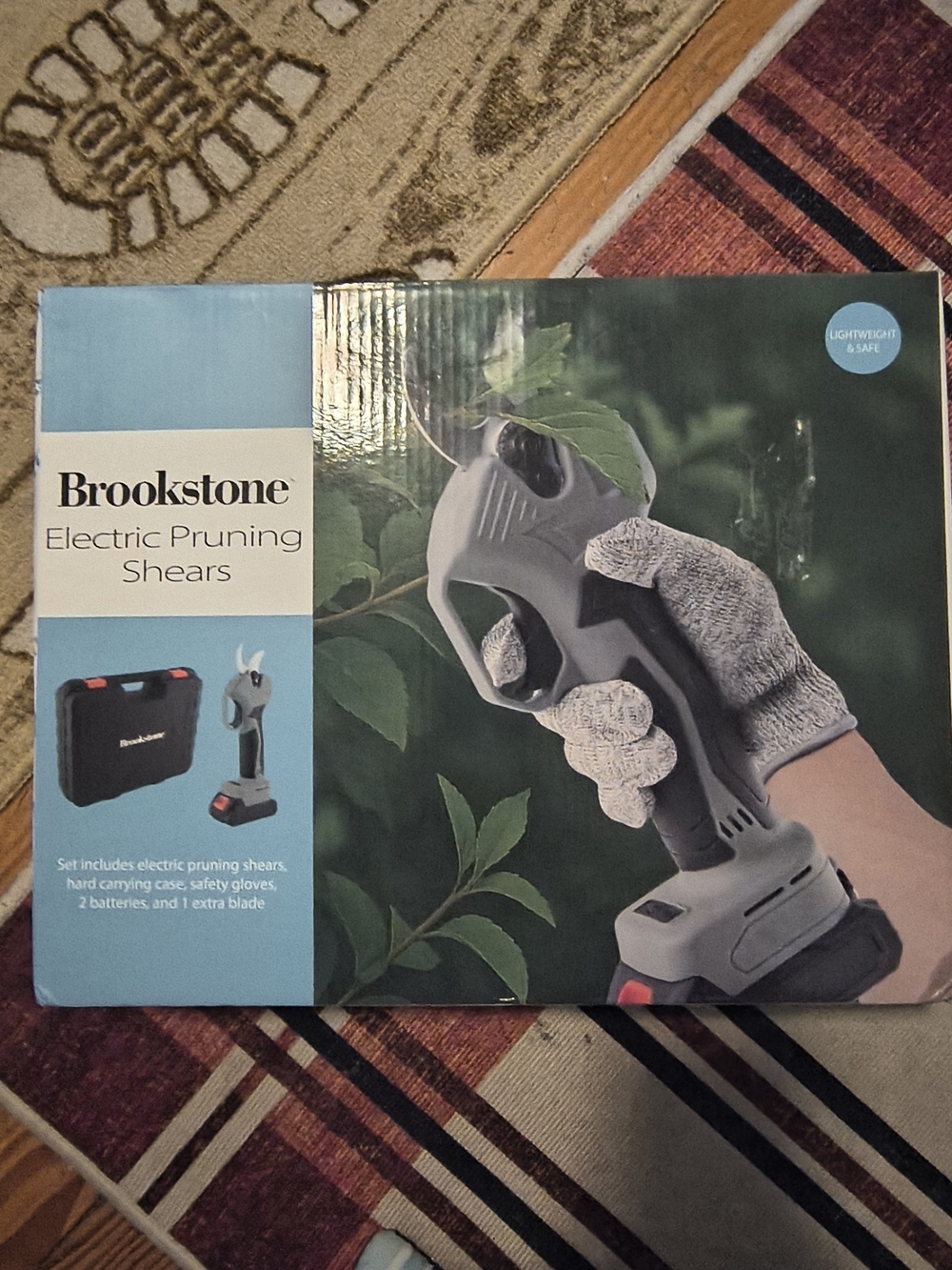 Brookstone Electric Pruning Shears - Gray